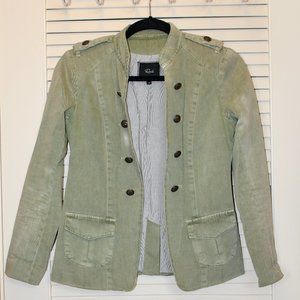 Rails Green Denim Jacket
